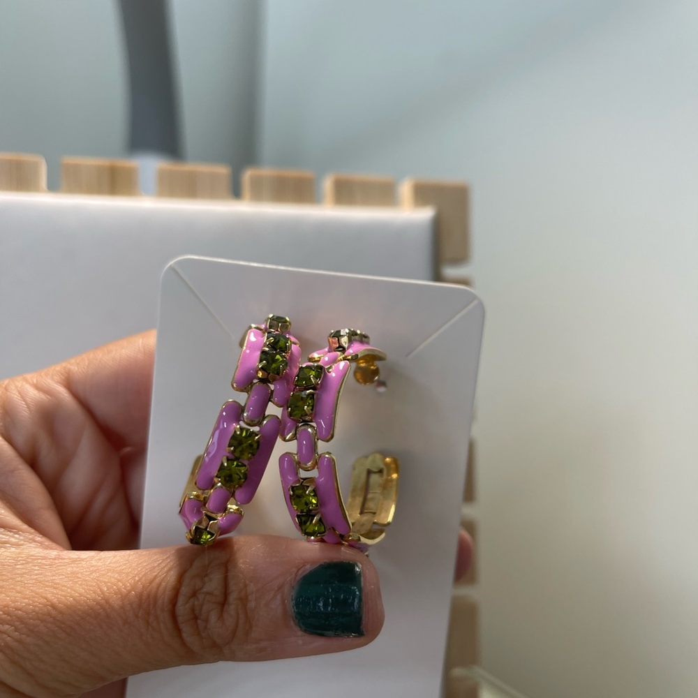 TOVA Hoops in pink - Picture 4 of 5